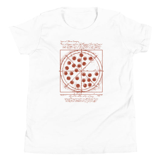 Vitruvian Pizza Kid's Youth Tee